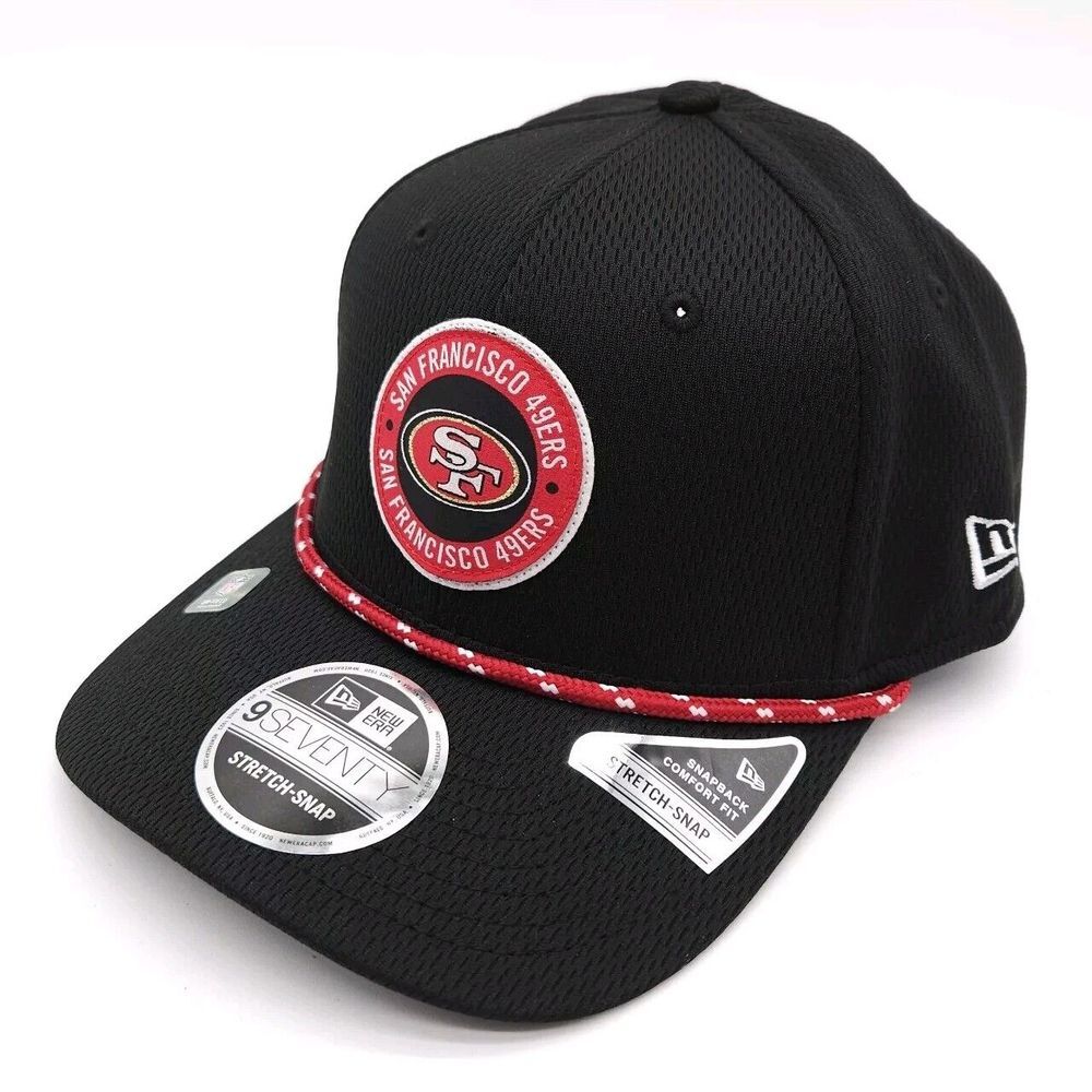 San Fran 49ers New Era 2024 Sideline 9SEVENTY Snapback Hat NFL Rope Cap Shanahan